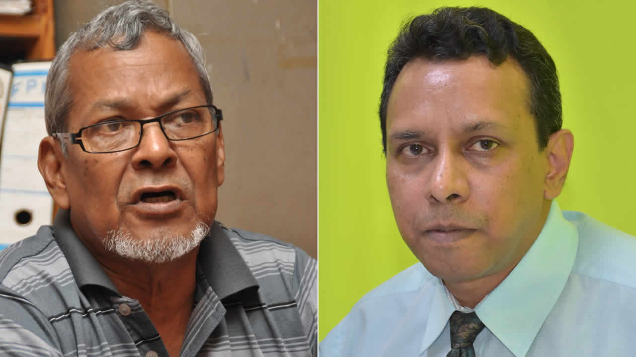 Jack Bizlall et Rajen Bablee.