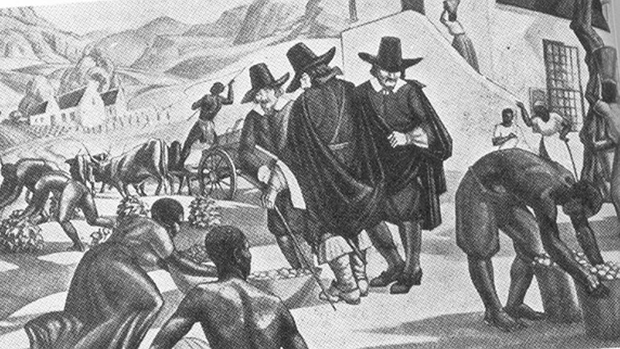 Esclaves africains durant l’occupation hollandaise.