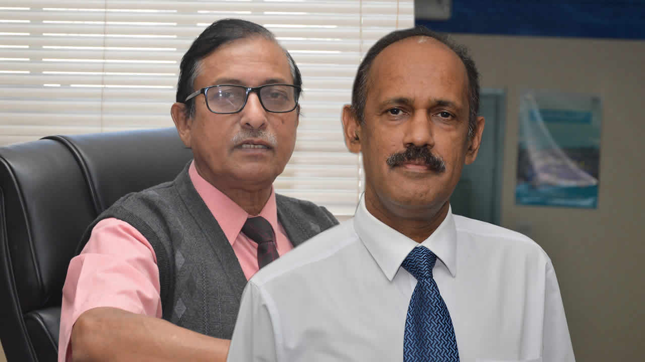 Dev Luchmun et Pradeep Dursun