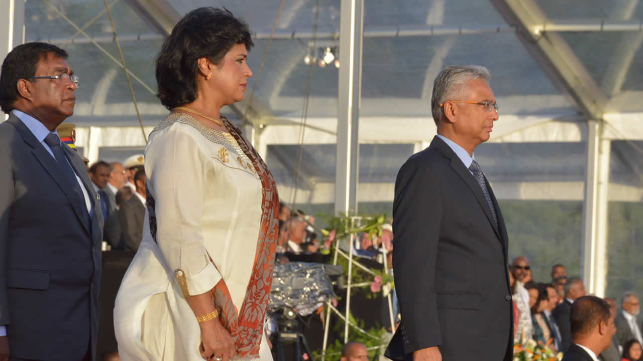 Pravind Jugnauth et Ameenah Gurib-Fakim.