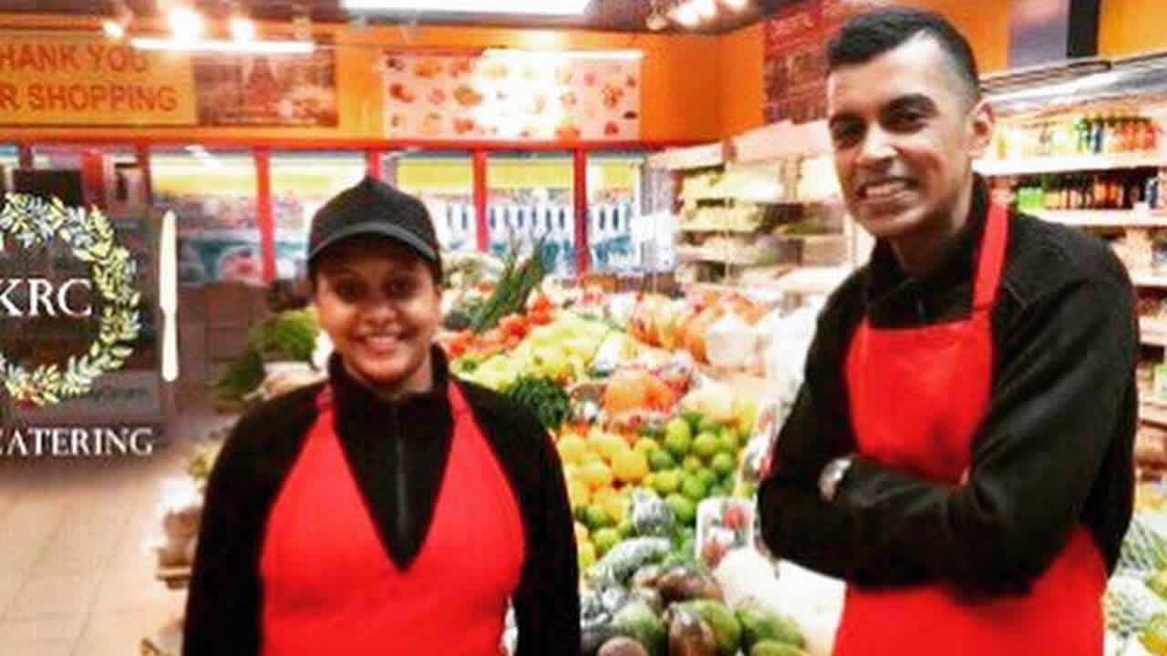 Kavish Ramgoolam et sa partenaire.