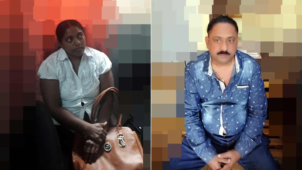 Kavita Nursoo, la femme de ménage et Yuvraj Koonjul, le bijoutier.