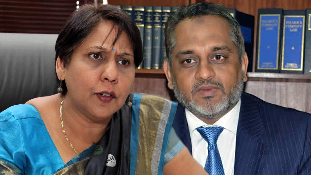 Leela Devi Dookun-Luchoomun et Reza Uteem