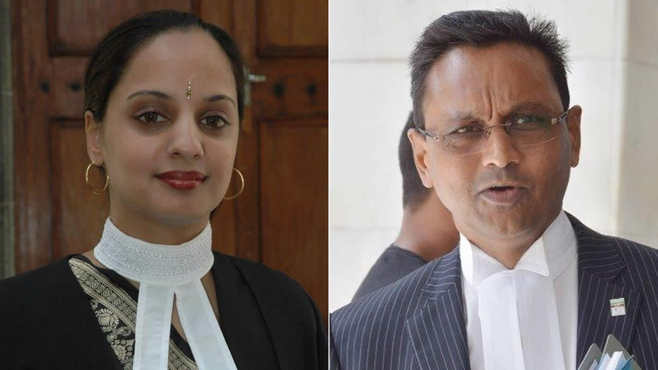 Me Reena Ramdin et Me Ravi Rutnah