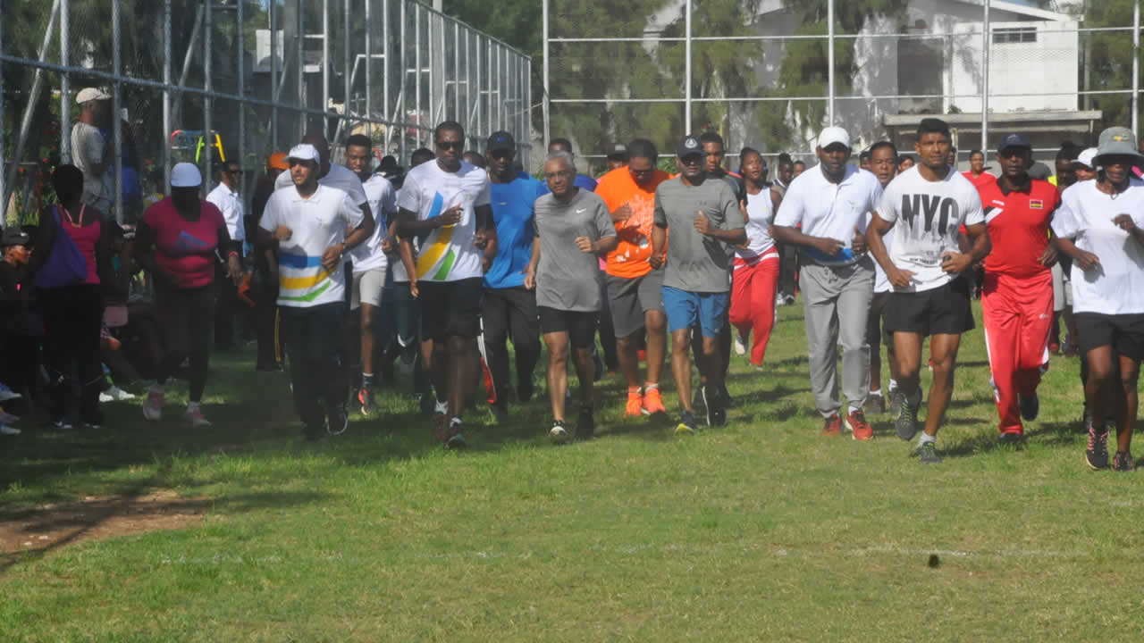Manifestation sportive à Baie Lascars