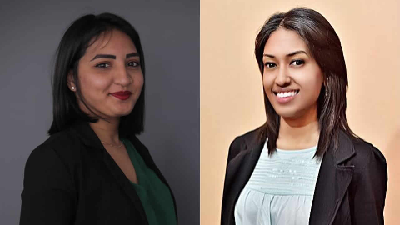 Wardah Jhakri et Melissa Doolaub.