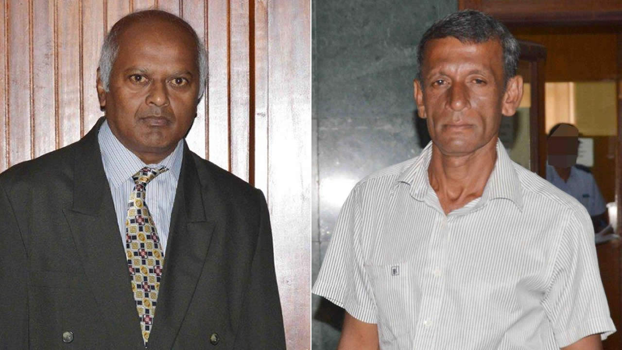 Omdeo Kumar Budloo et Veejai Coomar Doobooree.