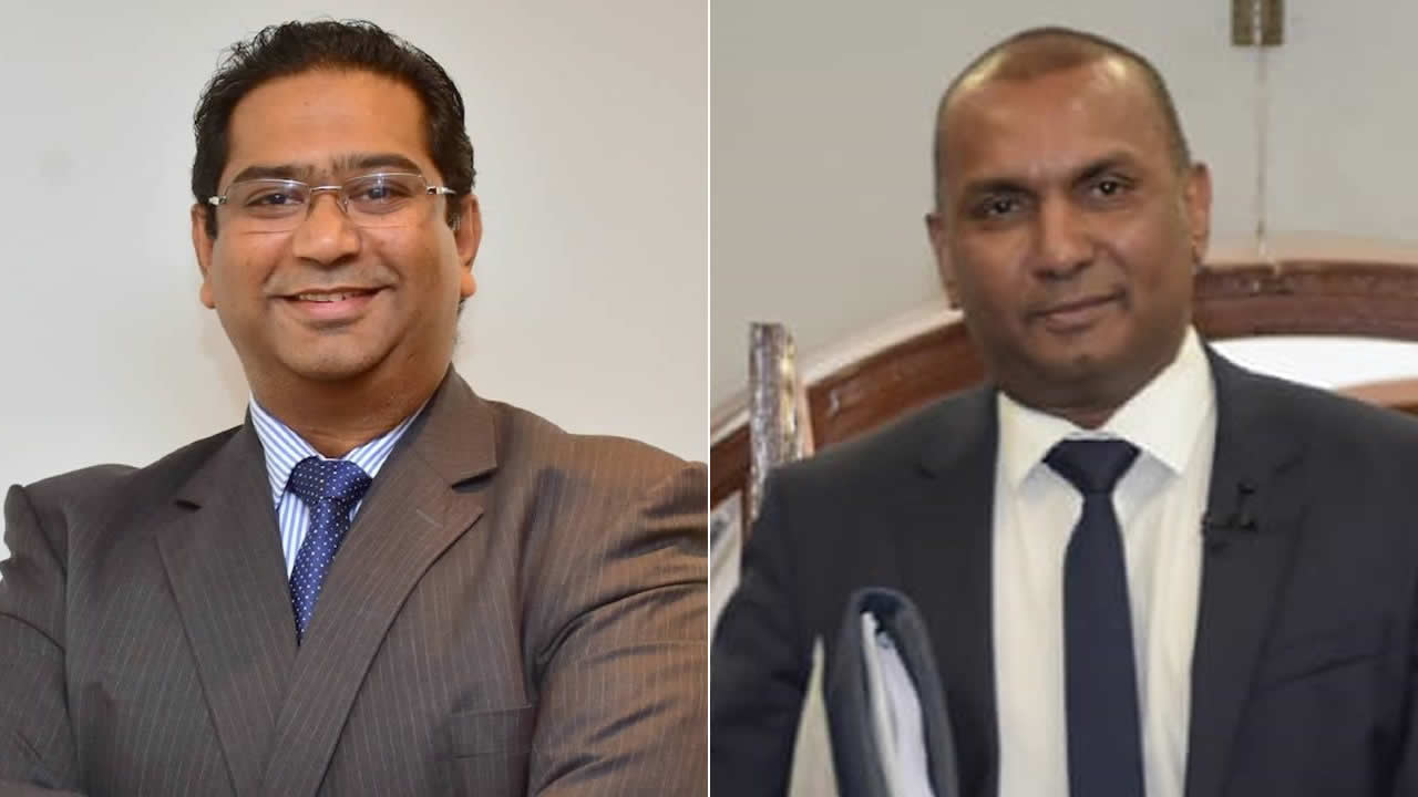 Kevin Ramkaloan et Renganaden Padayachy