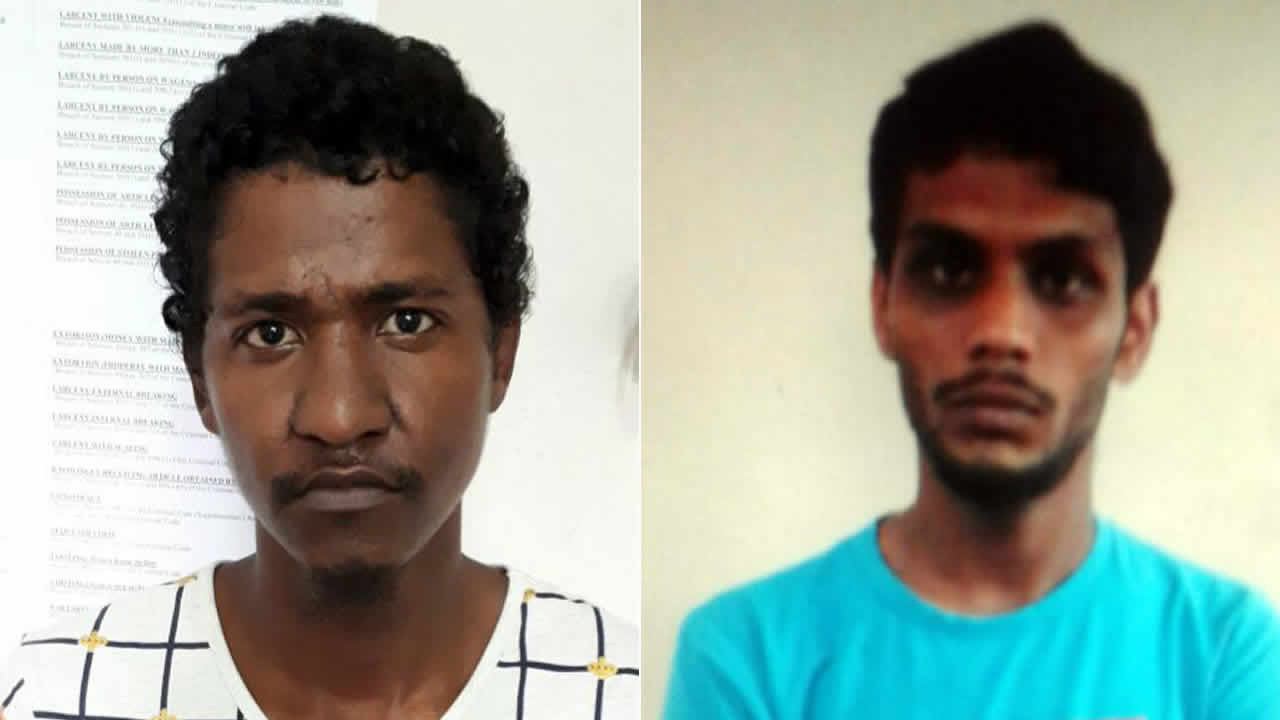 Jason Castor et Fazul Mohammudally.