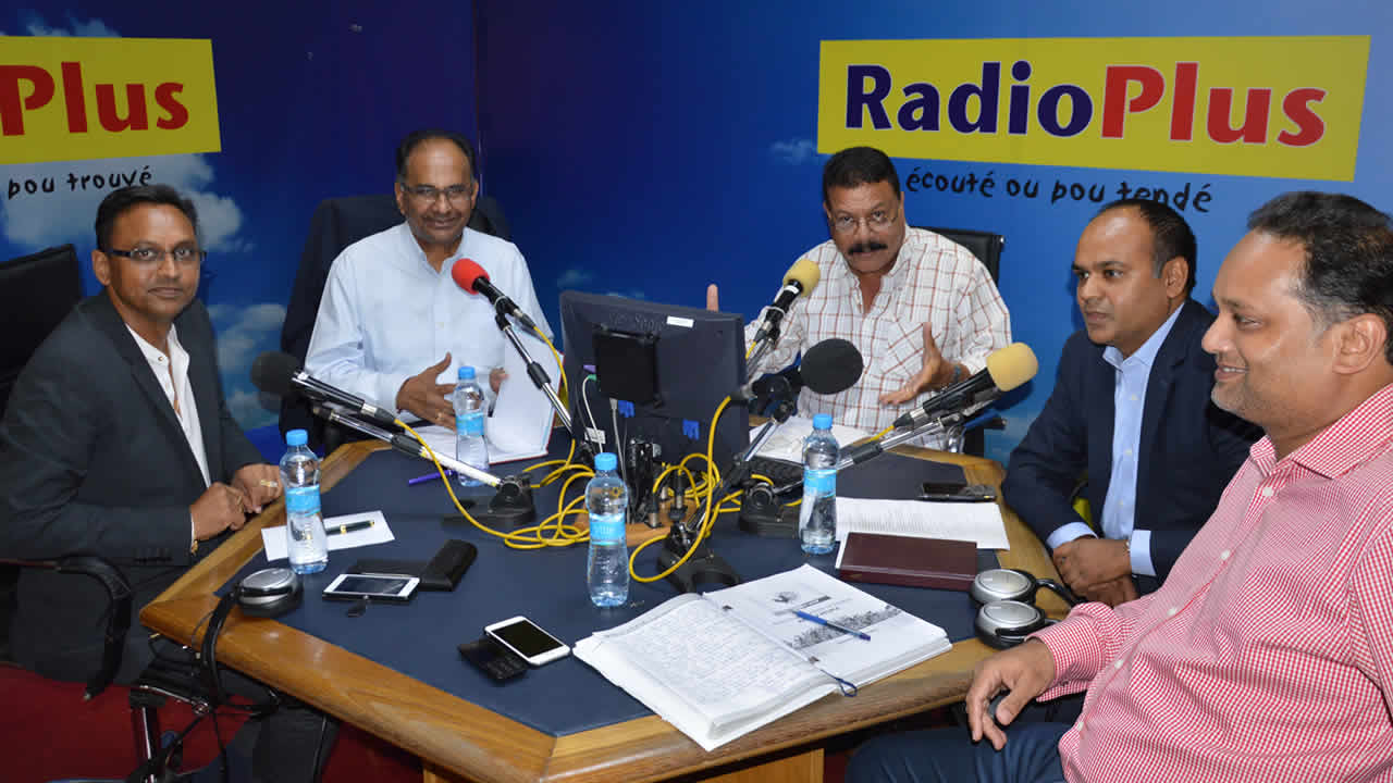 Gilbert Bablee a reçu quatre députés sur le plateau.