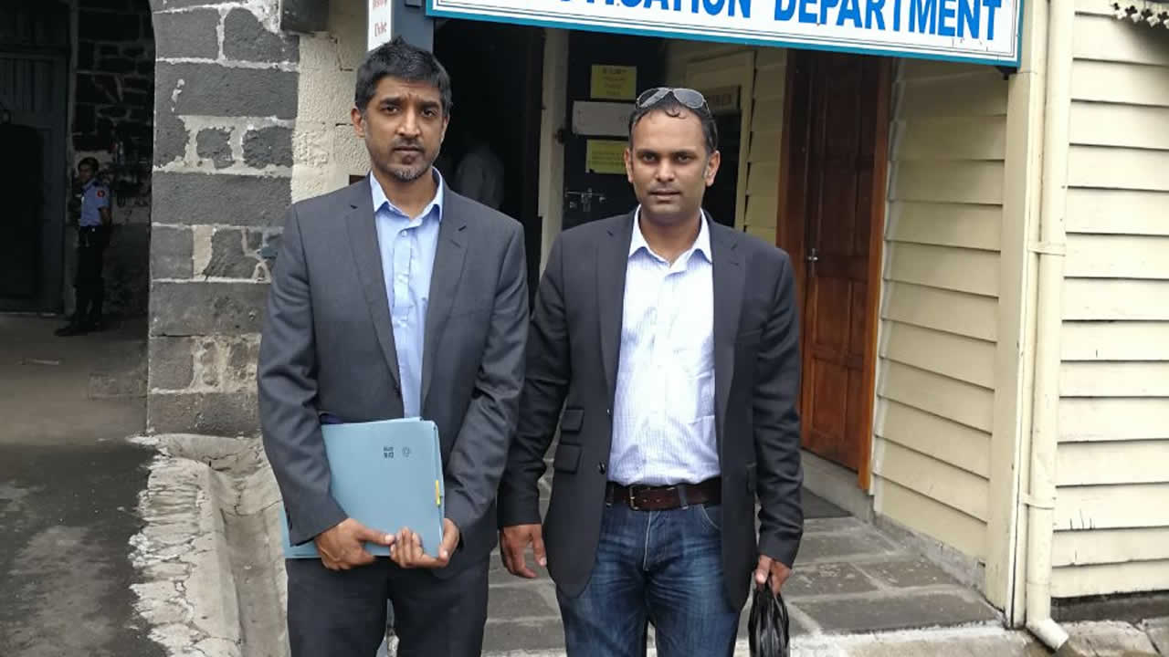 Jhassen Hilbocus et Me Bushan Deepchand