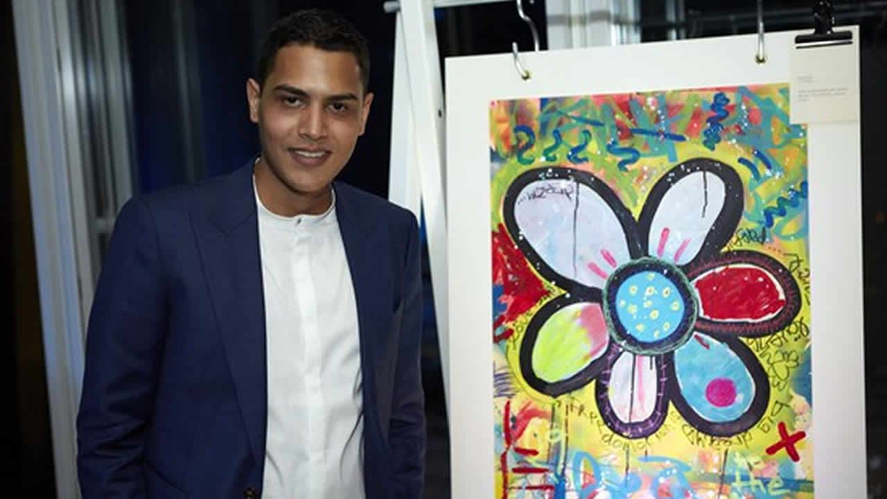 Un tableau signé Gaël Froget.