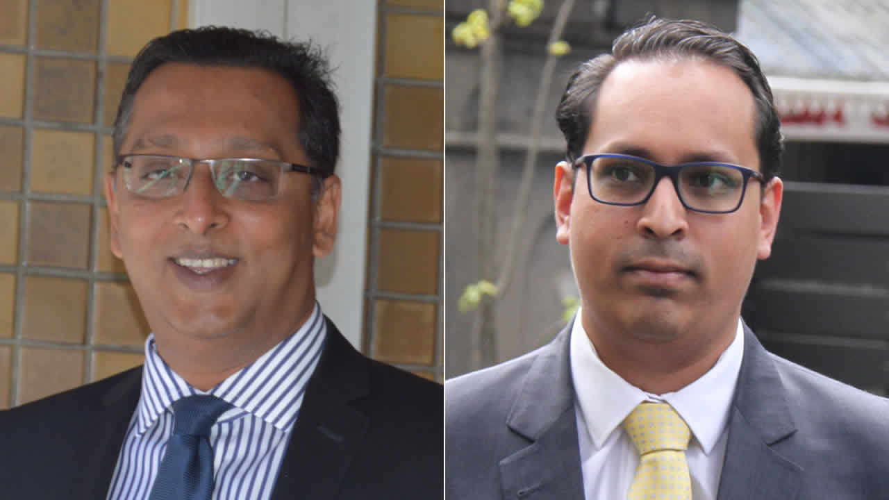 Roshi Bhadain et Akilesh Deerpalsingh.