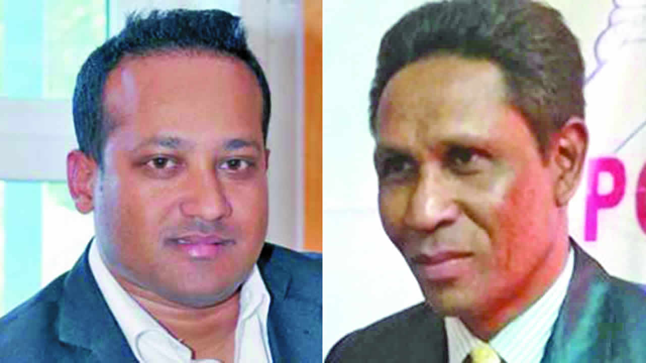 Erickson Mooneapillay and Jaylall Boojhawon