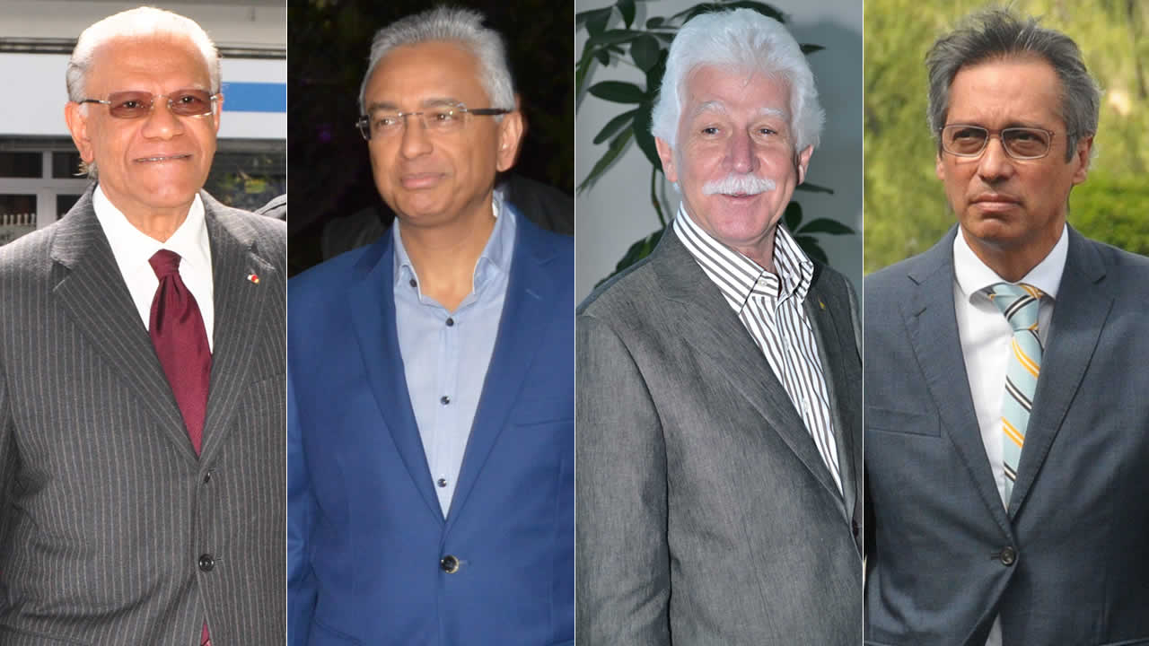 Navin, Pravind, Paul et Xavier