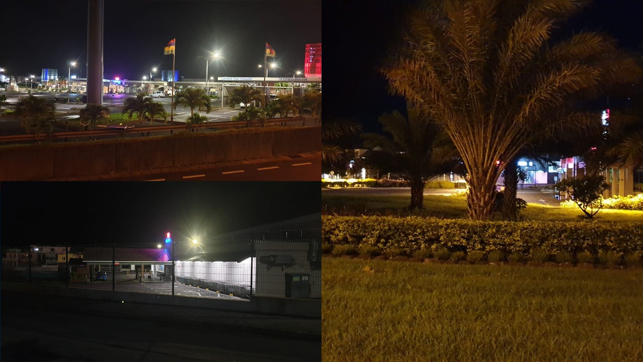 C'était le calme plat devant plusieurs grandes surfaces et supermarchés comme en témoignent nos photos prises ce mardi soir.