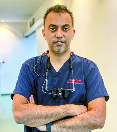Le Dr Riaz Sohawon  est chirurgien cardiaque à C-Care Wellkin.