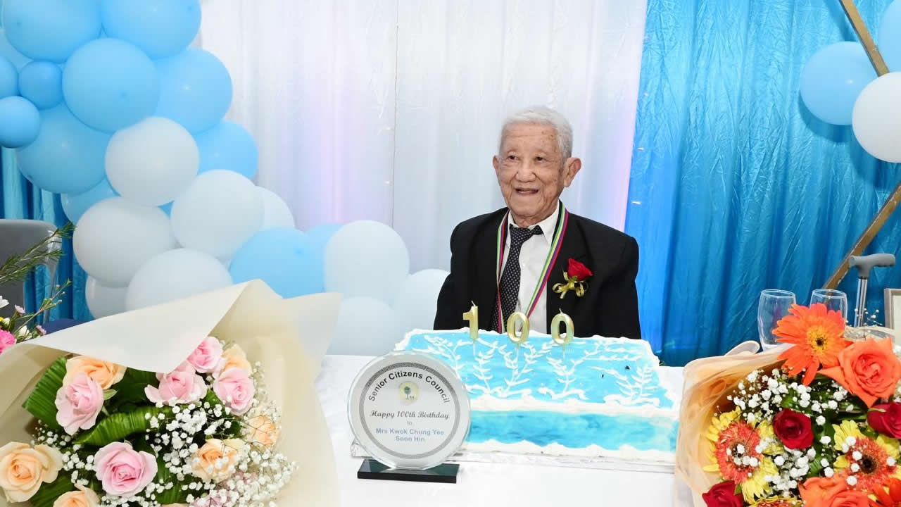 Kwok Chung Yee Soon Hin a célébré ses 100 ans en avril dernier.
