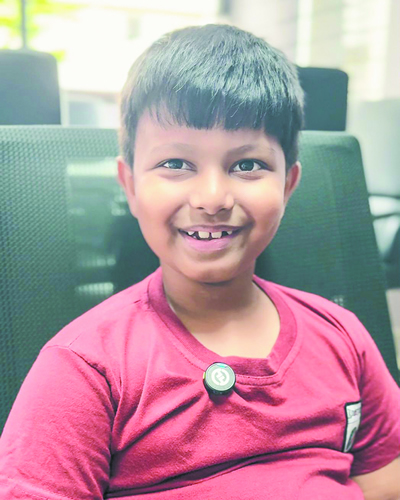 Rudhr Boojnan, 7 ans, est l’auteur de « Terror of Zombies in Mauritius ».