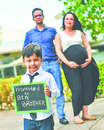 Rudhr est aussi un modèle pour sa petite sœur Raaina, âgée de 3 ans.