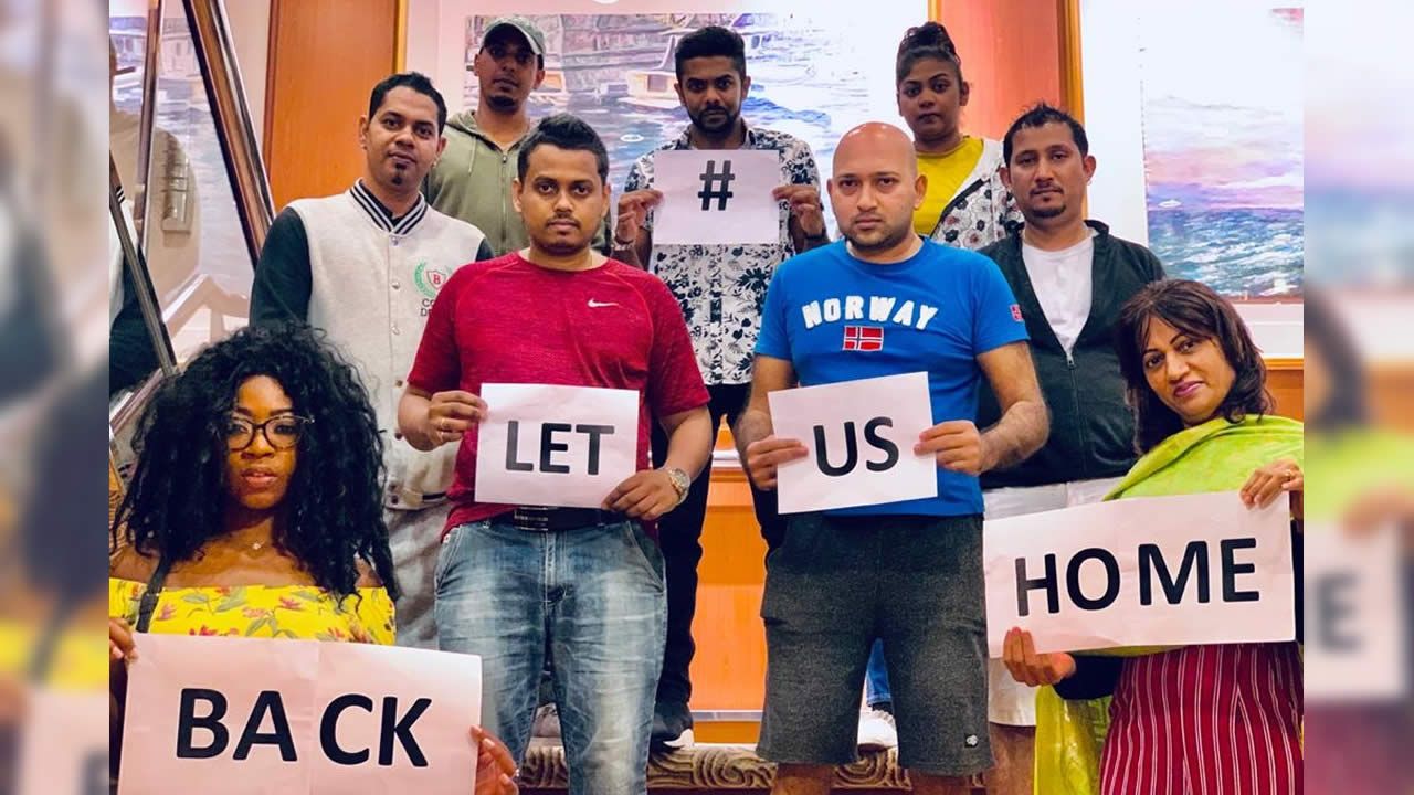 Les neuf membres d’équipage mauriciens souhaitent rentrer aux pays.