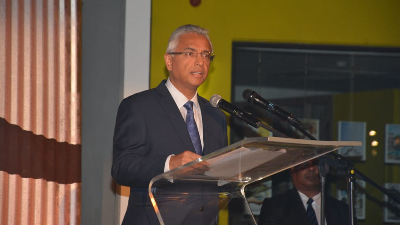 le Premier ministre Pravind Jugnauth