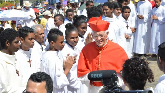 Les temps forts de la première messe du cardinal Piat à Maurice en images 