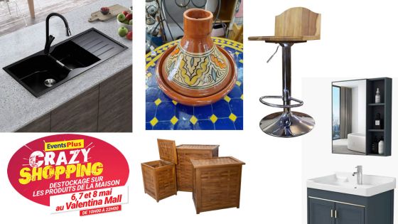 Du 6 au 8 mai au Valentina Shopping Mall - Crazy Shopping : le rendez-vous des bonnes affaires !