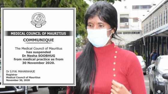 Meurtre du petit Ayaan : la doctoresse Nesha Soobhug suspendue par le Medical Council