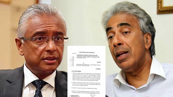 [Document] Angus Road : Pravind Jugnauth intente un procès à Arvin Boolell