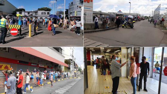 [En images] Réouverture des supermarchés : grosse affluence en ce jeudi matin
