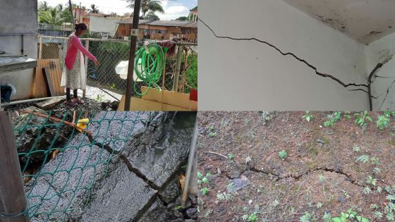 Inondations dans le Sud-Est : des fissures apparaissent sur des maisons à Rivière-des-Créoles