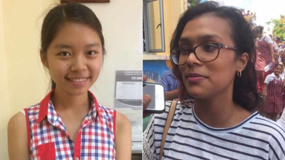 Yun Yan Wong, d’origine chinoise, et Delina Lalljee font la fierté du  G.M.D Atchia State College