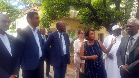 Visite : Abdoulaye Diop à l’Aapravasi Ghat 