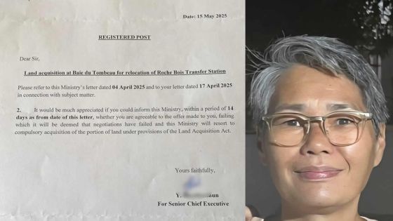 Relocalisation controversée de la station de transfert des déchets : Baie-du-Tombeau au cœur d’un bras de fer