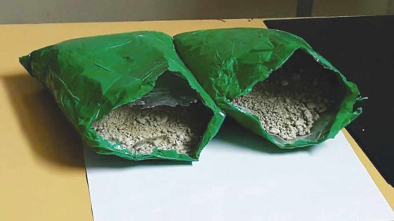 Trafic de drogue: saisie de Rs 30 millions d’héroïne en provenance du Pakistan