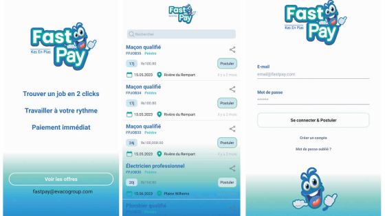 App mobile : FastPay pour des emplois en CDD