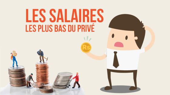 Les salaires les plus bas du privé