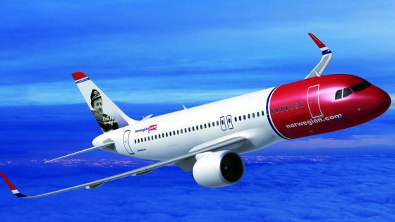 Norwegian Airlines lorgne Maurice