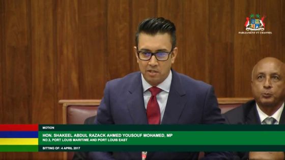 Motion de blâme contre Maya Hanoomanjee : Shakeel Mohamed déplore la partialité de la Speaker