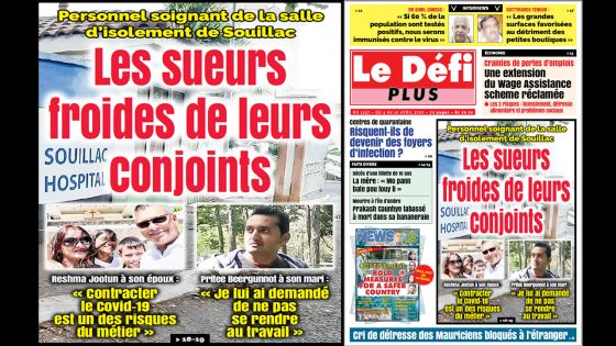 Voici la Une du Défi Plus de ce samedi 04 avril 2020