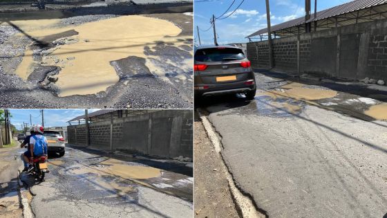 Infrastructures publiques : l’état de la route à l’arrière du garage UBS déploré