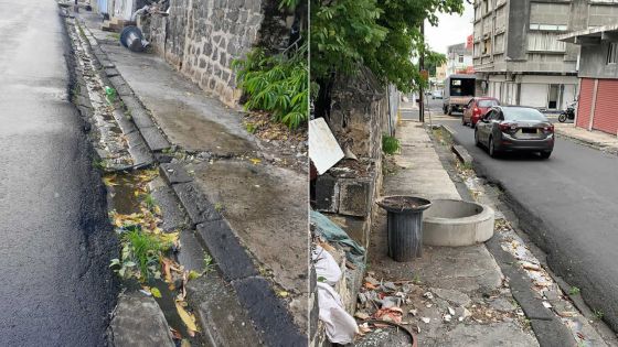 À la rue Raoul Rivet : la structure en béton qui gênait le passage piéton a été enlevée 