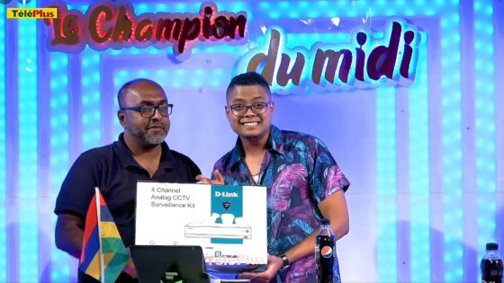 Le Champion du Midi : Fardeen Hosany remporte quatre caméras de surveillance