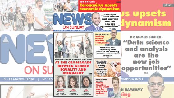 Voici la Une de News on Sunday de ce vendredi 06 mars 2020