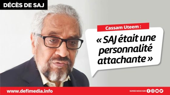Cassam Uteem : « SAJ avait un ‘leadership’ extraordinaire »