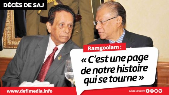 Décès de SAJ : « Une page de l’Histoire qui s’est tournée », dit Navin Ramgoolam