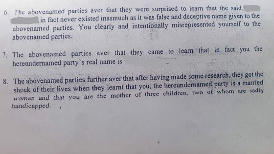 Est-ce un règlement de compte ?  : mariée et mère de trois enfants, elle se fait passer pour une célibataire