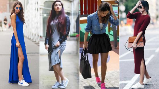 Craze : comment porter des baskets avec vos robes