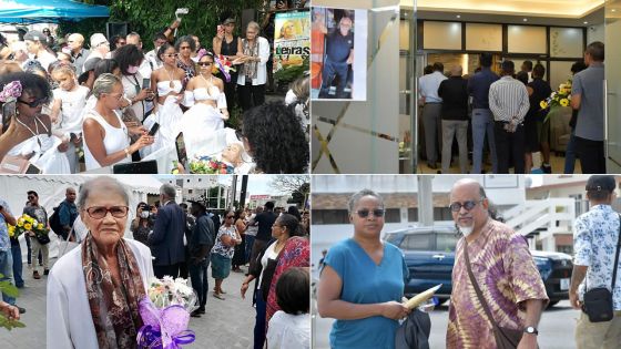 [En images] Funérailles de l'avocat Rex Stephen et de Serge Lebrasse